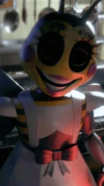 ai character: Honey the bee  background