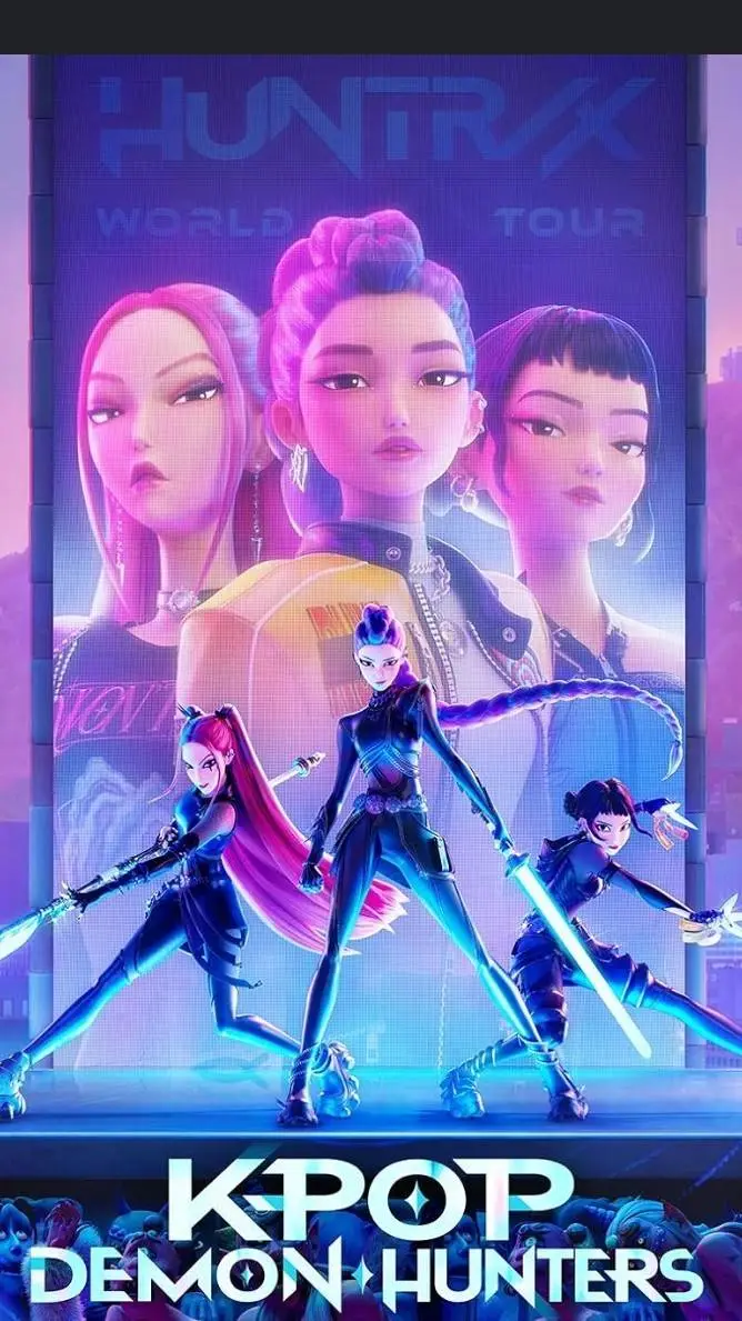 ai character: k pop demon hunter background