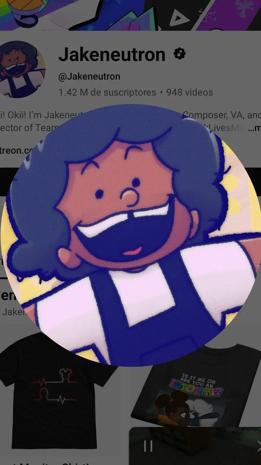 ai character: Jakeneutron background