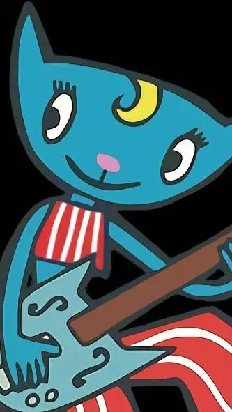 ai character: Katy Kat  background
