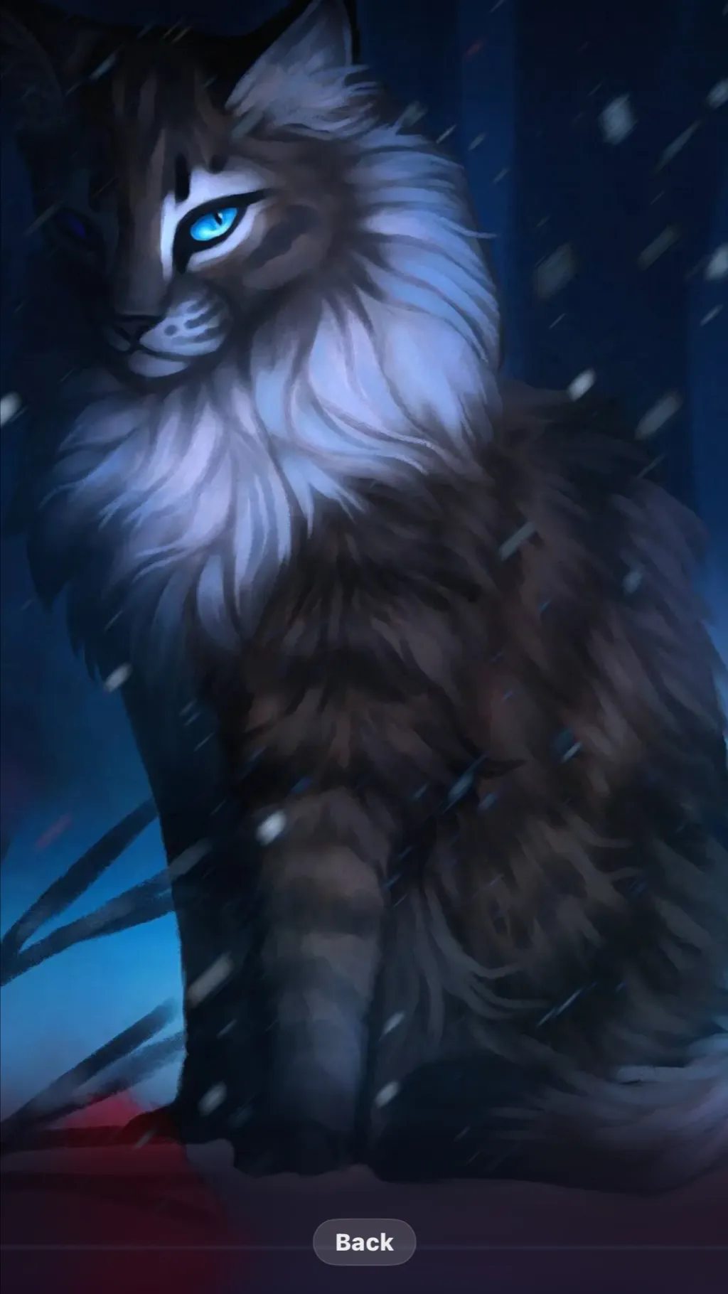 ai character: Hawkfrost  background