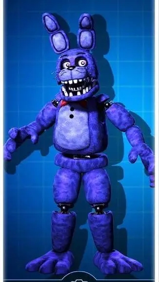 ai character: withered bonnie background