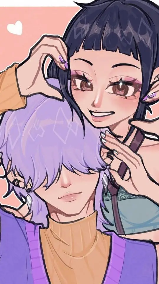 ai character: 💜🖤Zoeystery🖤💜 background