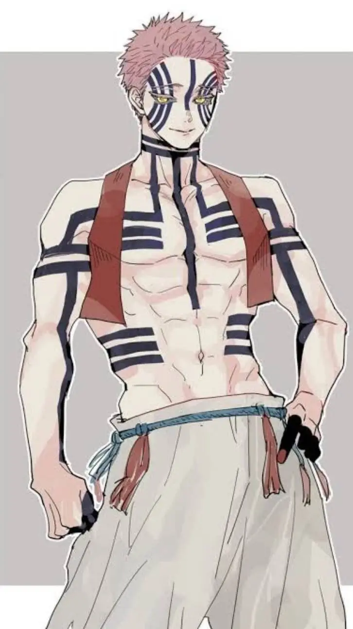 ai character: akaza x U background