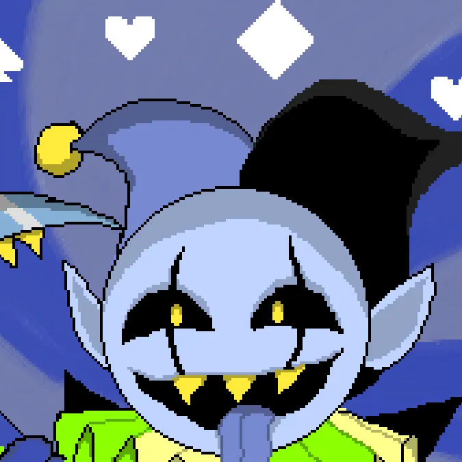chat with ai character: Jevil