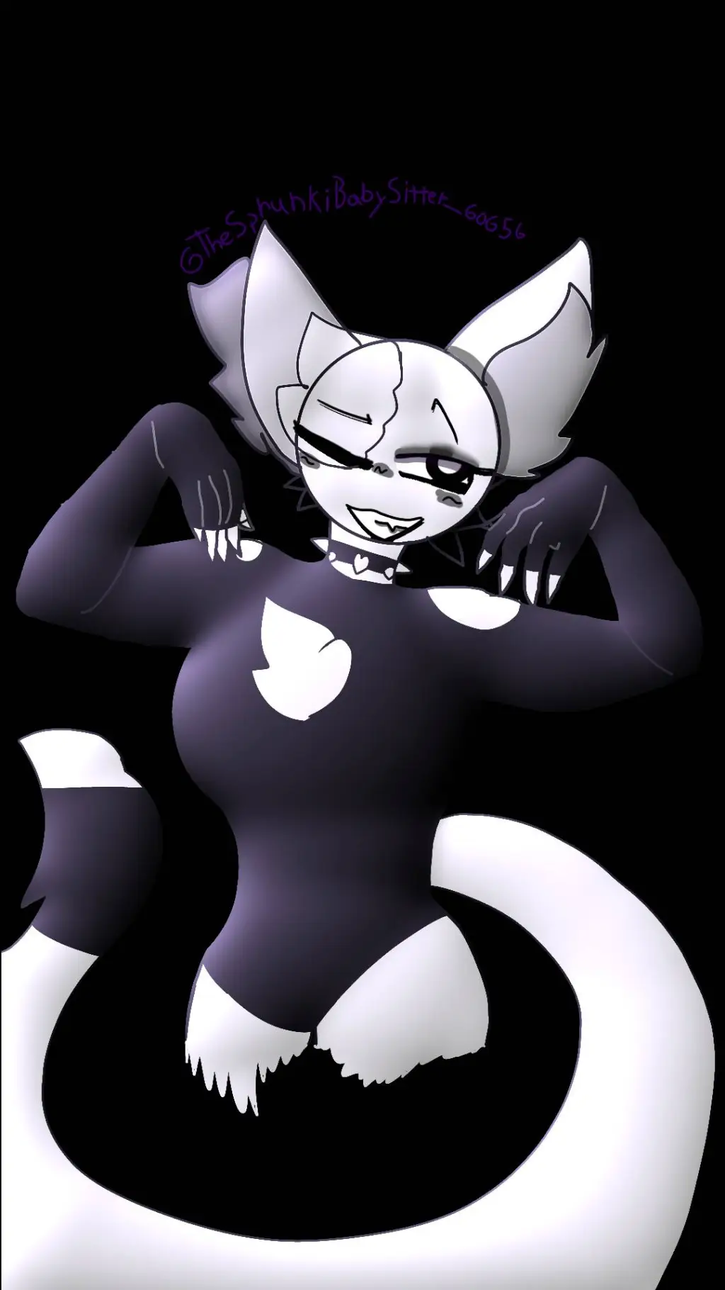 ai character: {Wenda da cat} background