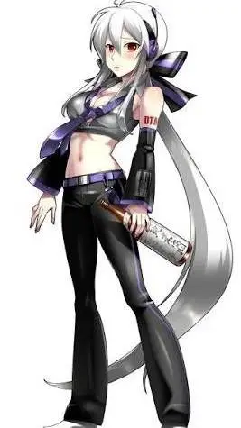 ai character: yowane haku background