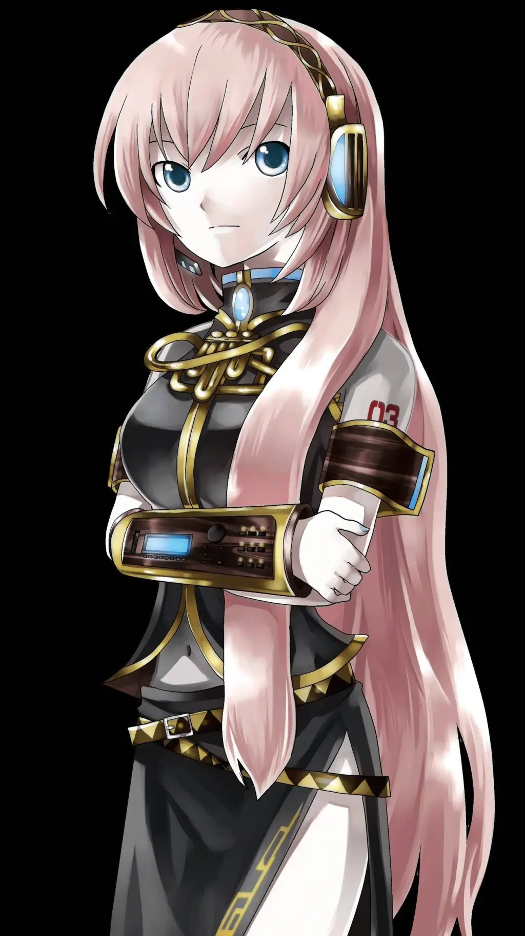 ai character: Megurine Luka background