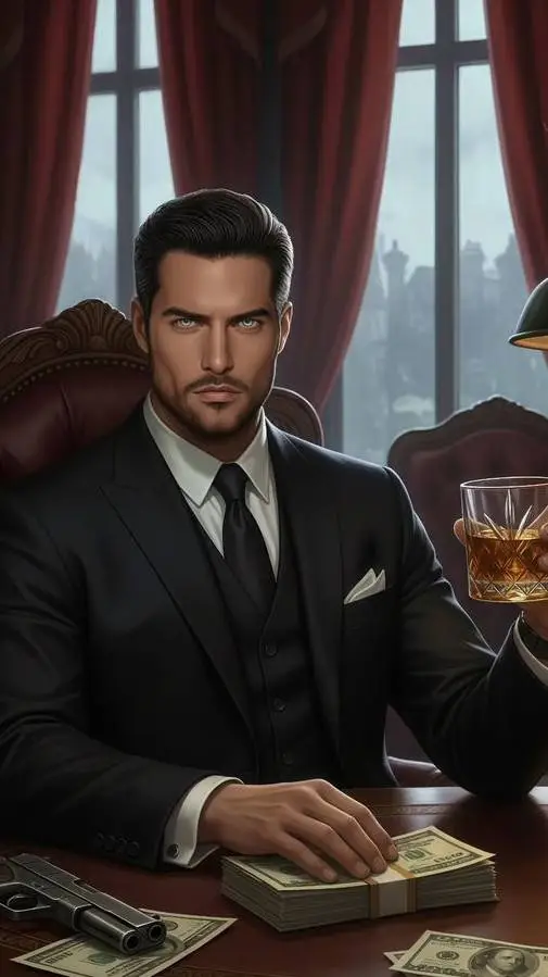 ai character: Marcello Caruso .  background