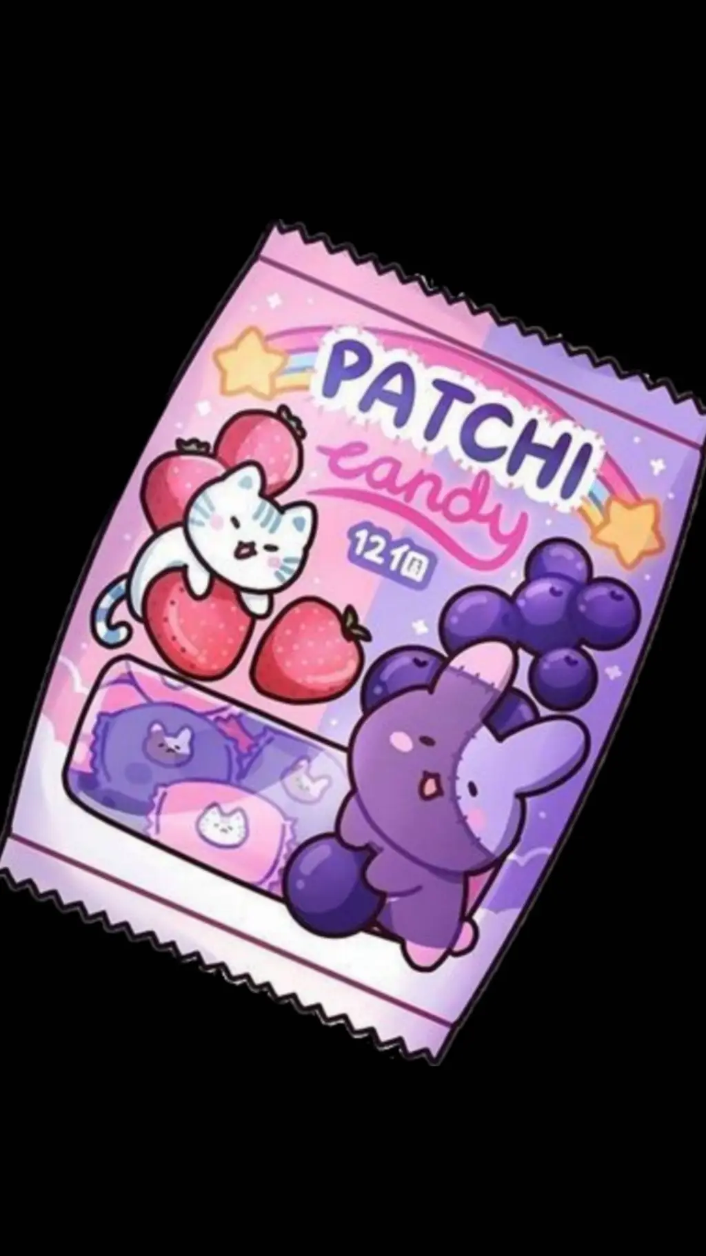ai character: CANDY CAT background