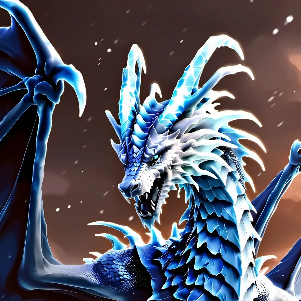 chat with ai character: Ice Dragon 