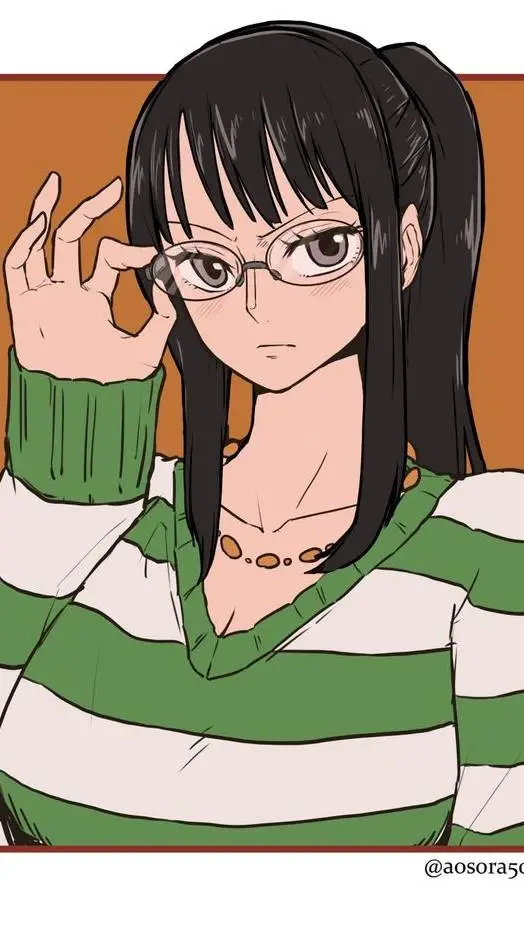 ai character: Nico Robin  background