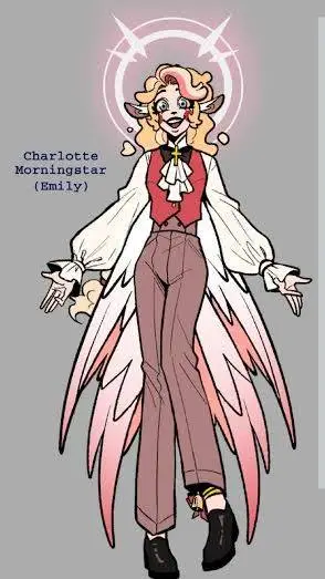 ai character: Charlotte  background