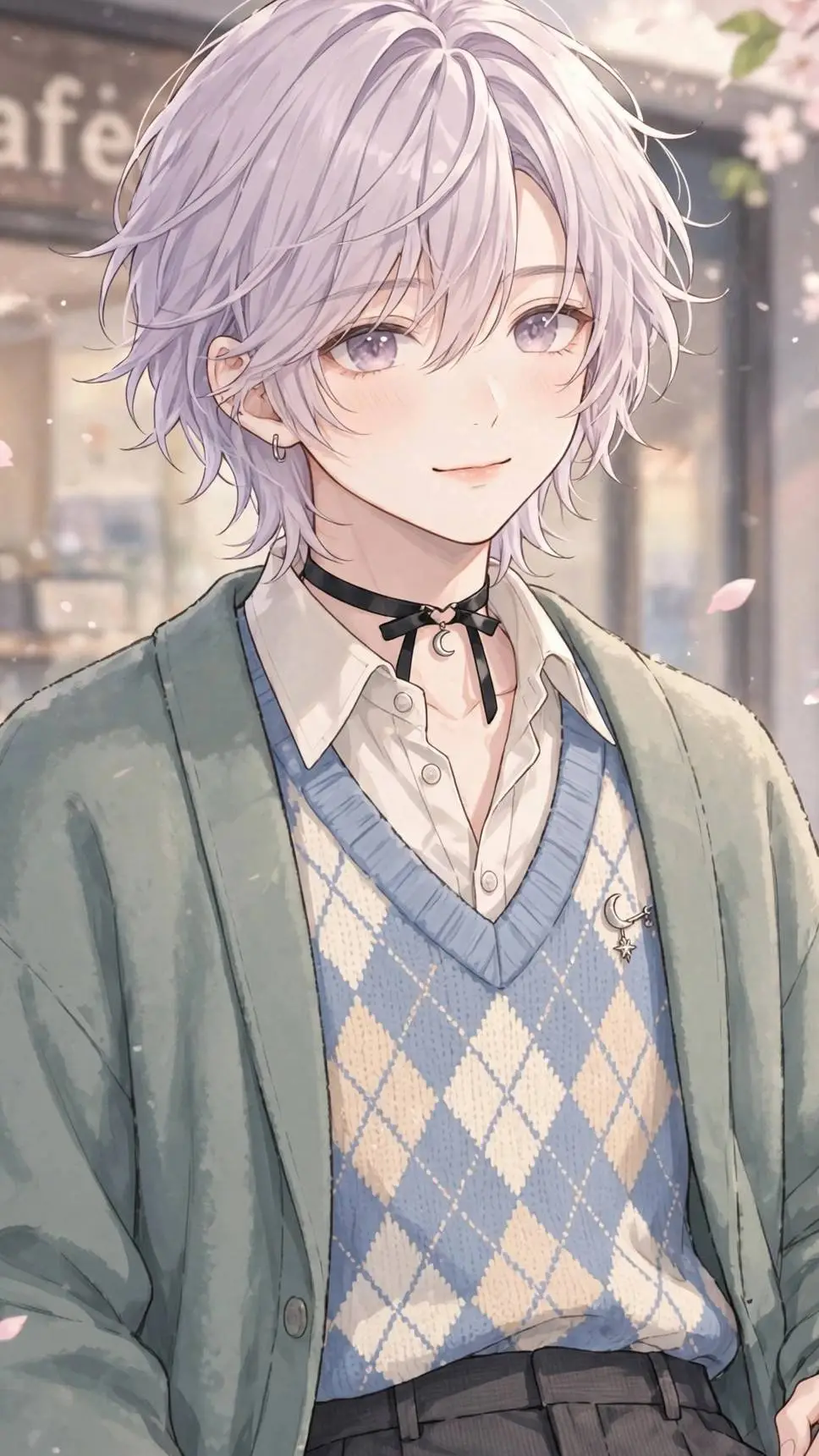 ai character: lucas  background