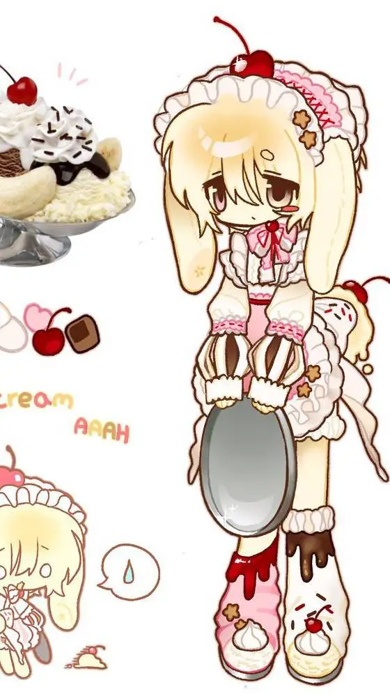 ai character: Chibi background