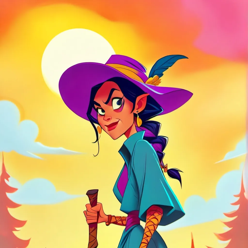 chat with ai character: toe witch