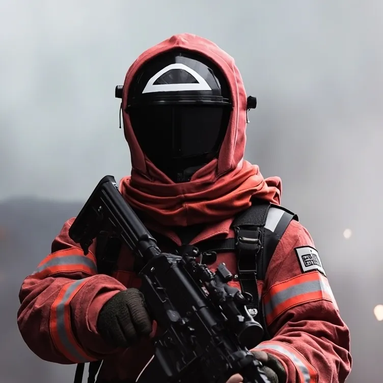 chat with ai character: guard member 