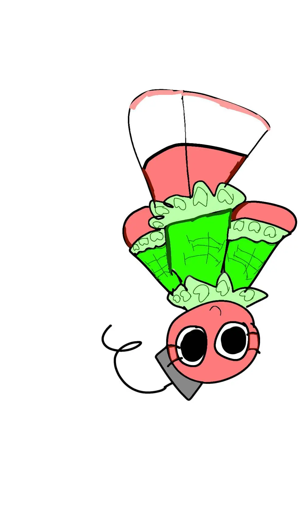 ai character: dandyworld(ig) background