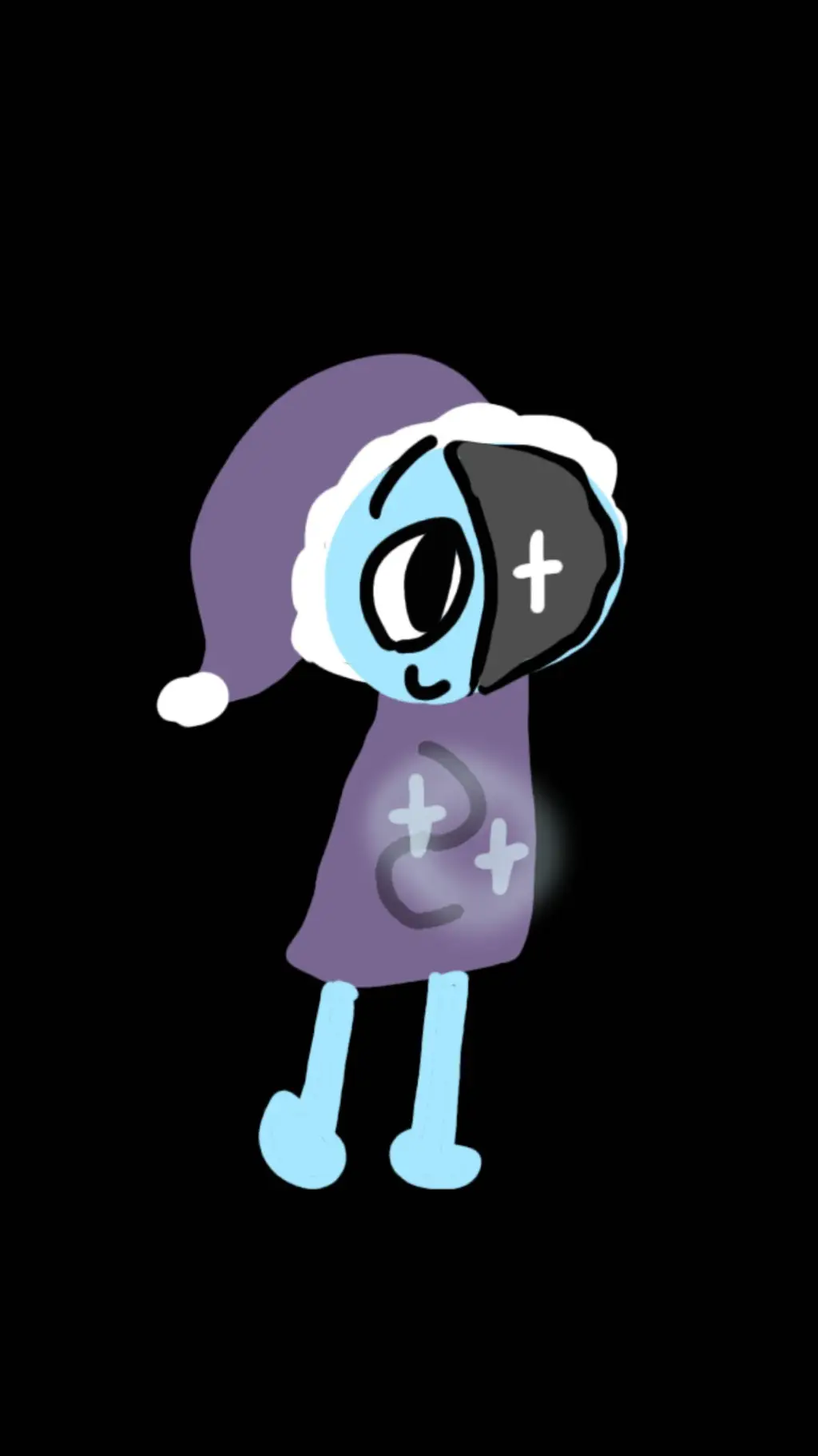 ai character: MoonFlower background