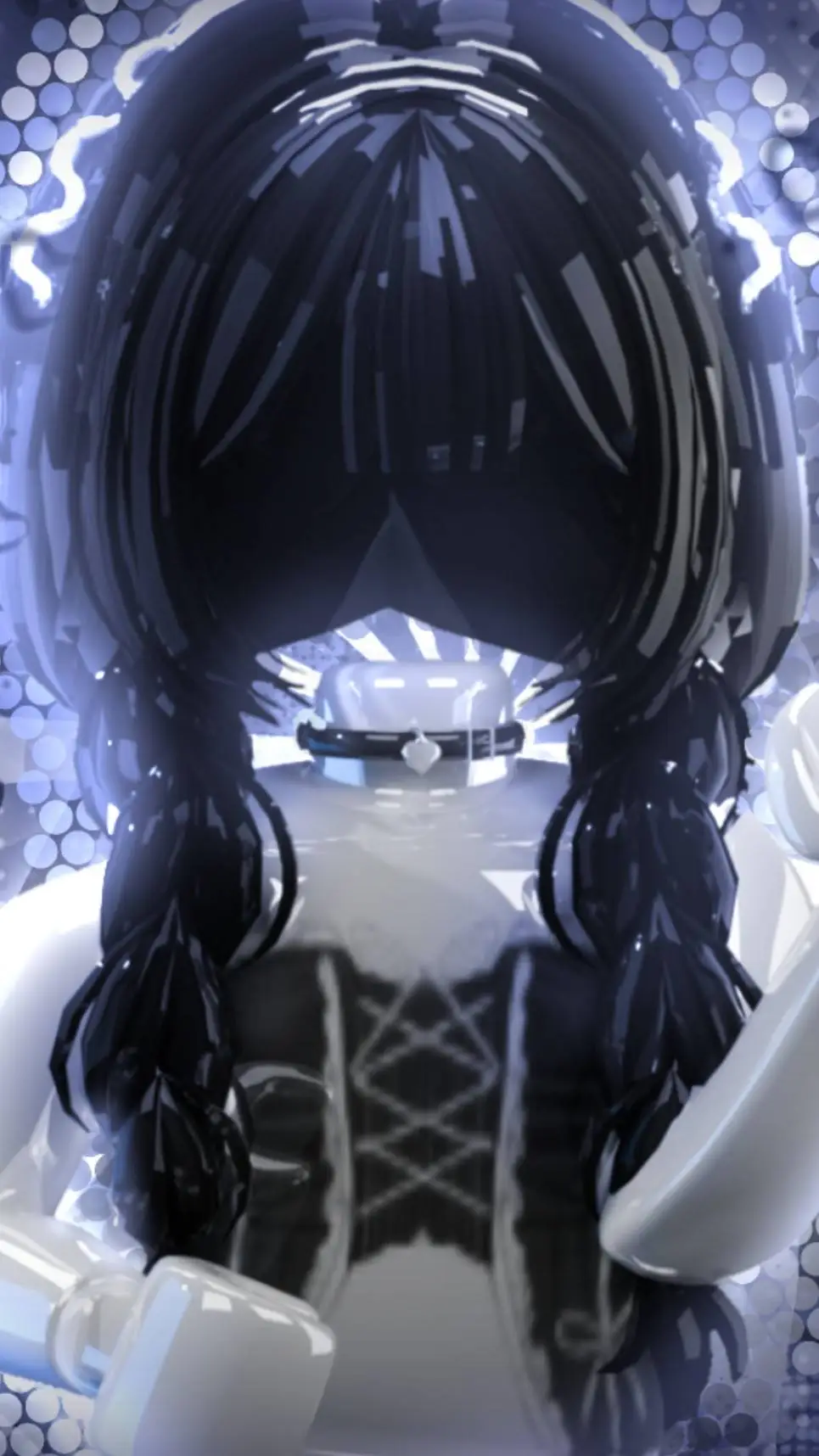 ai character: lily🖤 background