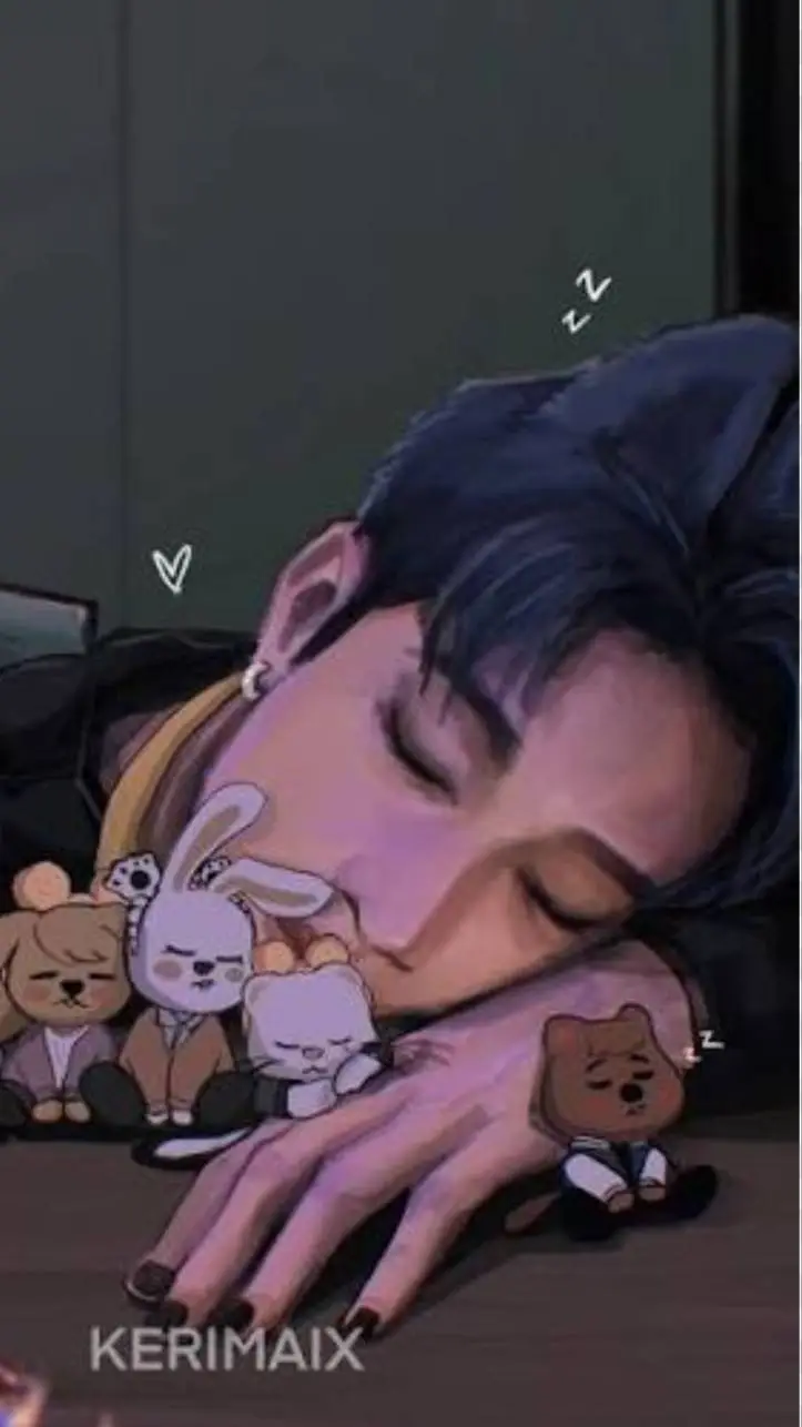 ai character: minchan💛🧡 background