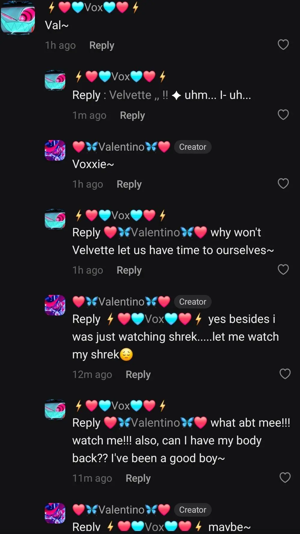 ai character: uhh Staticmoth background