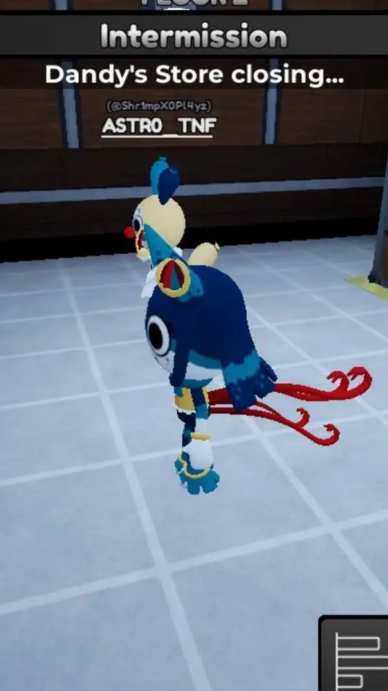 ai character: Flowerclock background