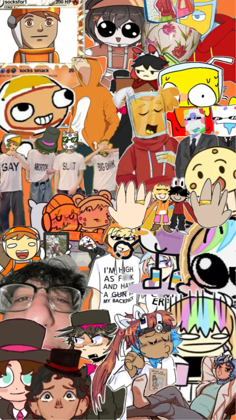 ai character: SocksStudios (RV) background