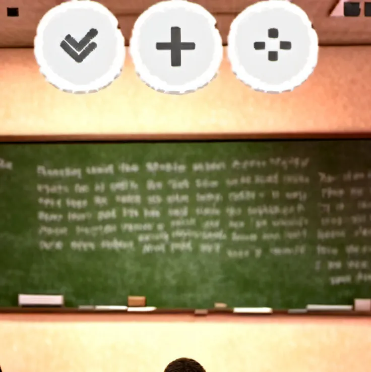 chat with ai character: Weird classroom