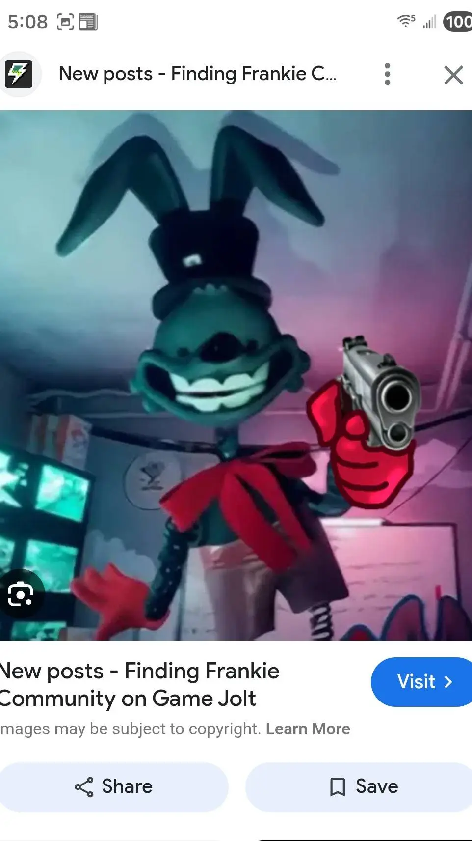 ai character: Frankie background