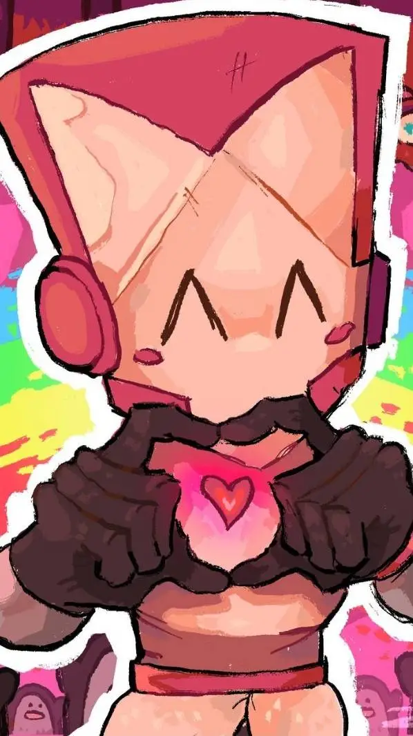 ai character: Pink Knight background