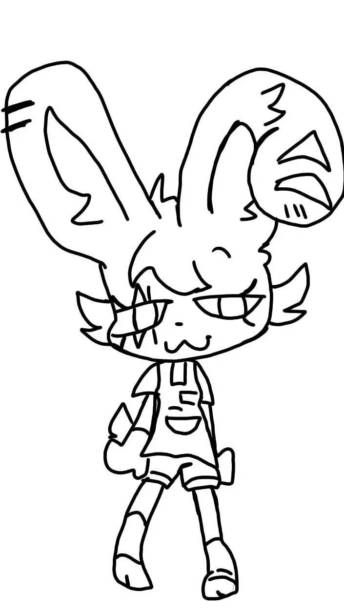 ai character: Easter toons 🐇 background