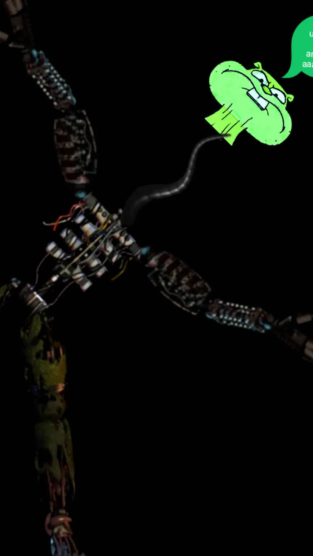 ai character: angry sandy cheeks background