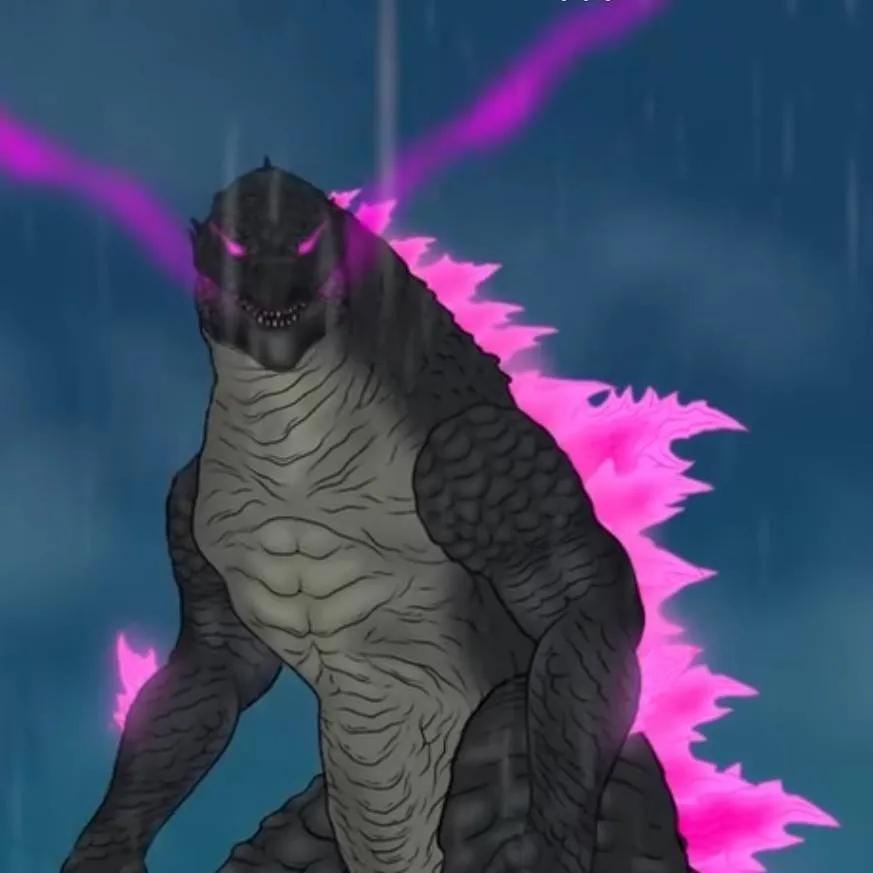 chat with ai character: Godzilla evolved 