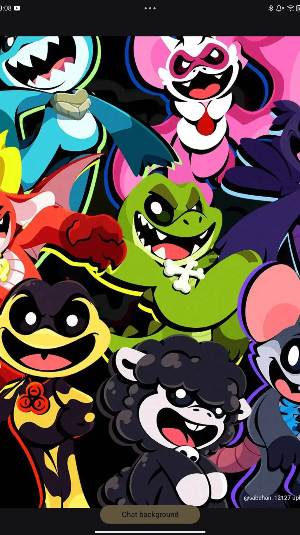 ai character: nightmare critters background