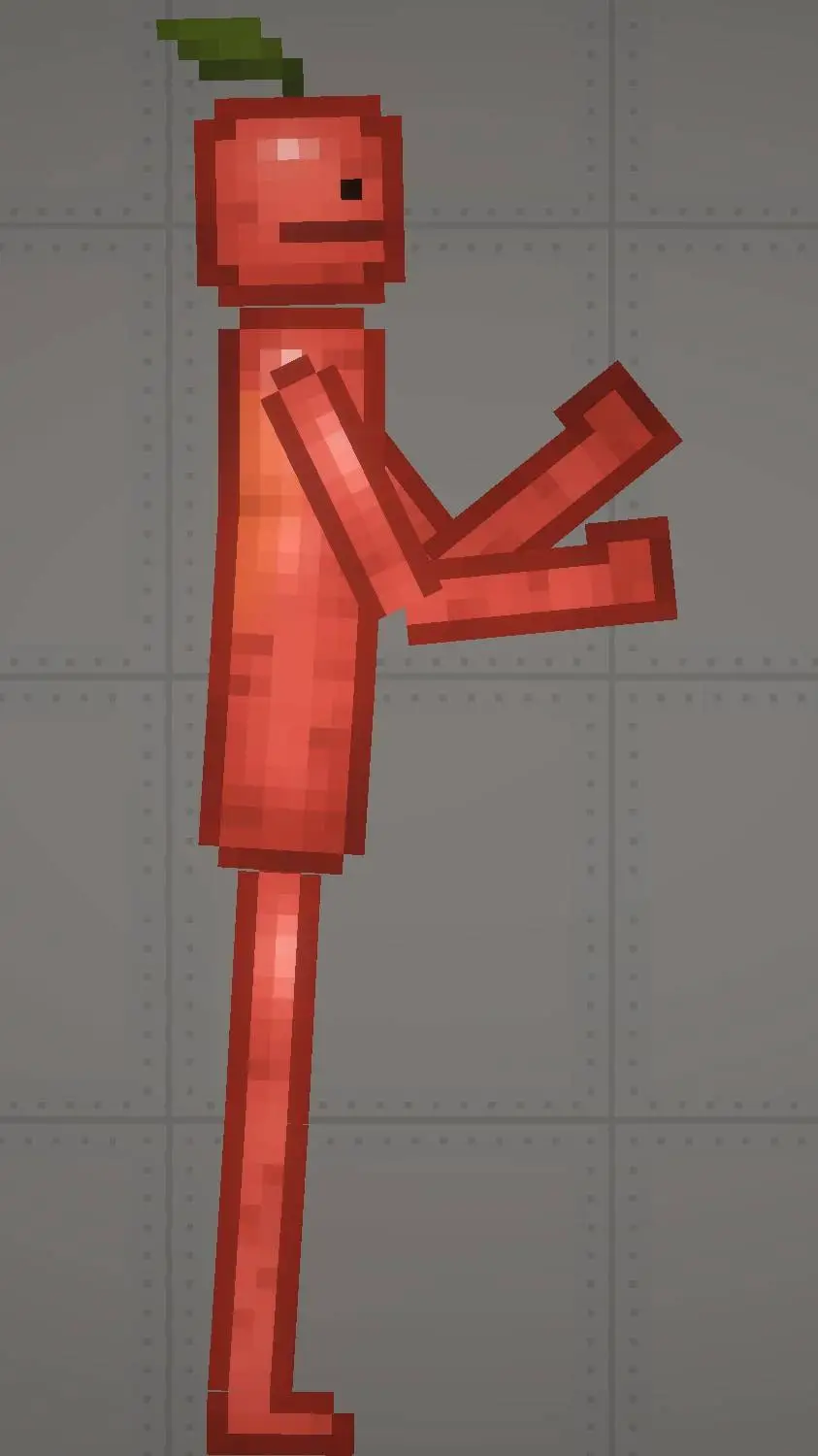 ai character: apple  background