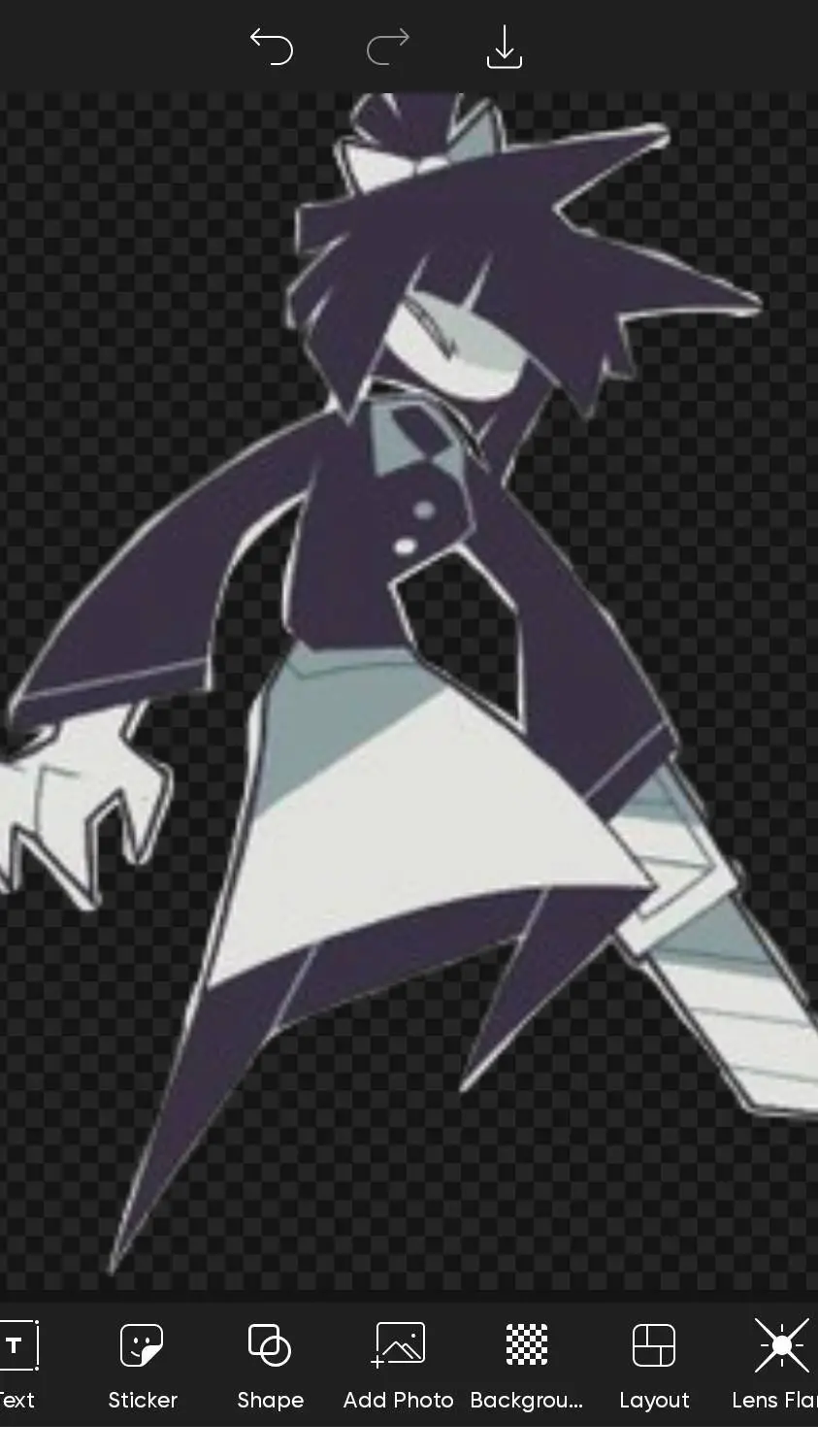 ai character: miss bloomie background