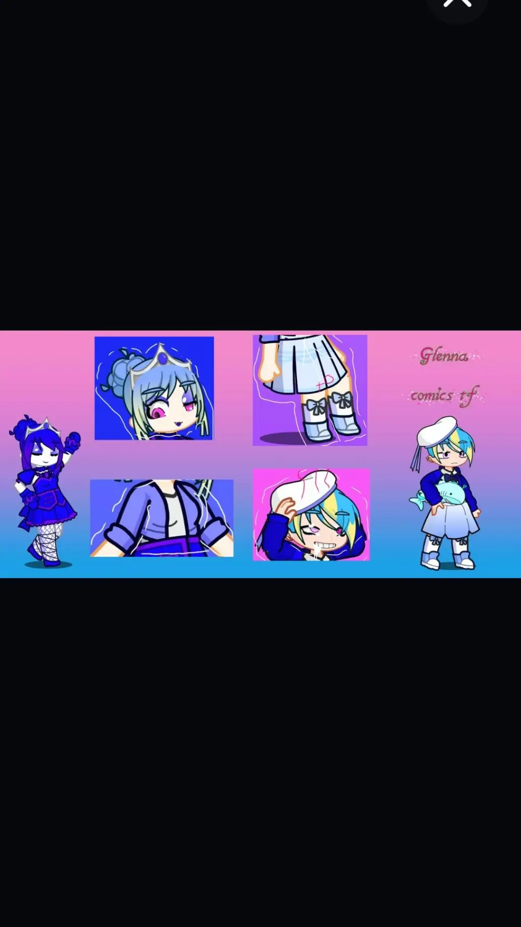 ai character: ballora twin you  background