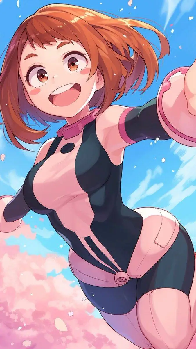ai character: Ochaco (Train) background