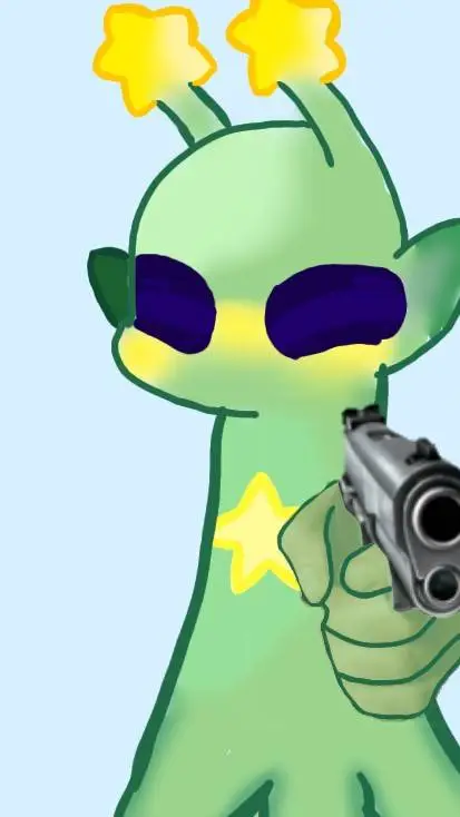 ai character: 💖💚Alien background