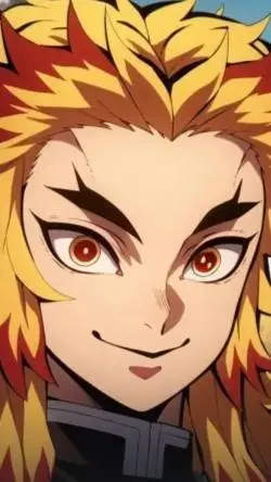 ai character: Rengokus sleep ove background