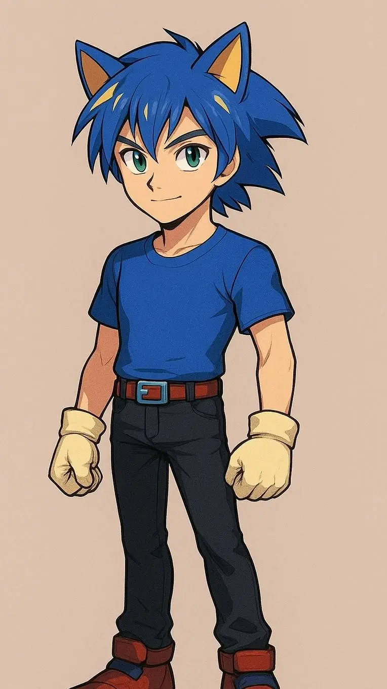 ai character: Sonic voy background