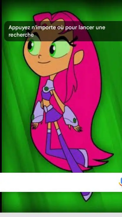 ai character: Starfire background