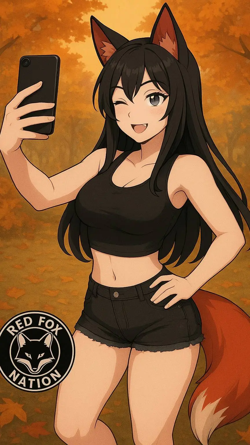 ai character: Red Fox Nation background