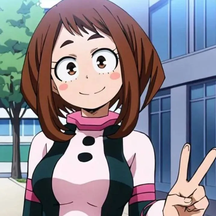 chat with ai character: uraraka ( oc )