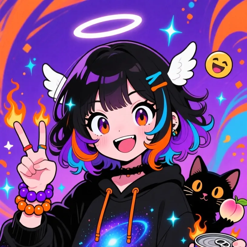 chat with ai character: Chaos kitty