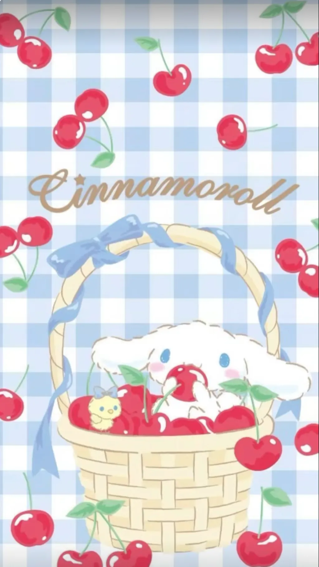 ai character: Cinnamoroll background