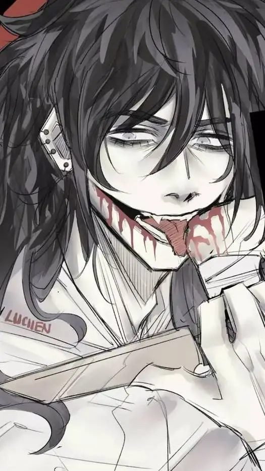 ai character: JEFF THE KILLER🔪🩸 background