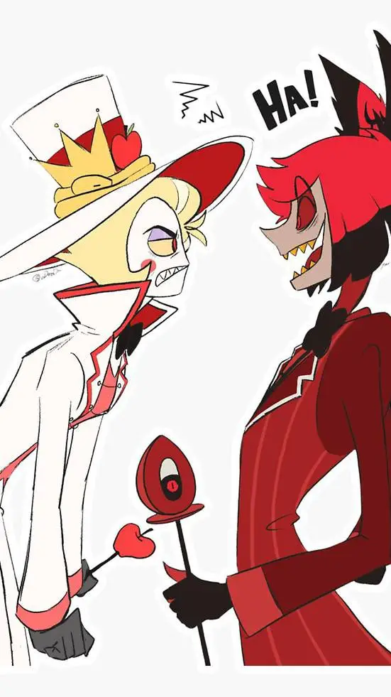 ai character: Alastor 🤍❤️🤍❤️🤍❤️🤍 background
