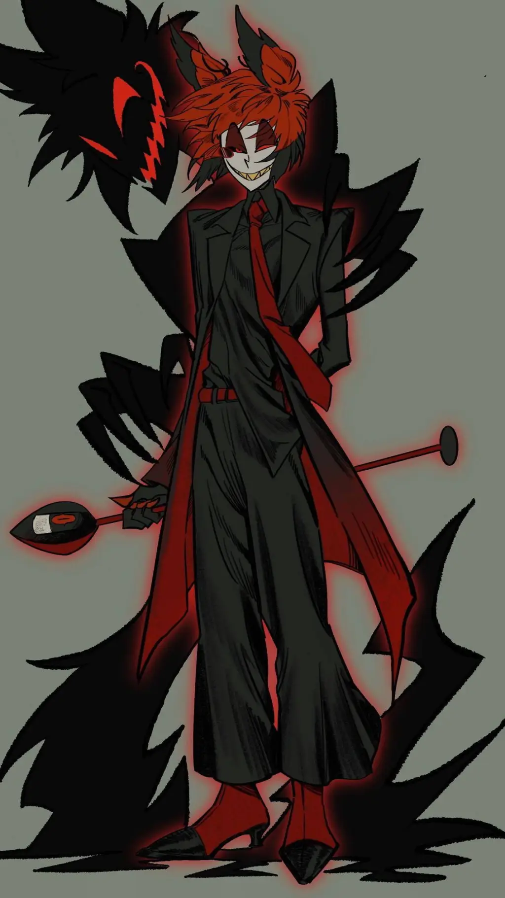 ai character: radio apple  background